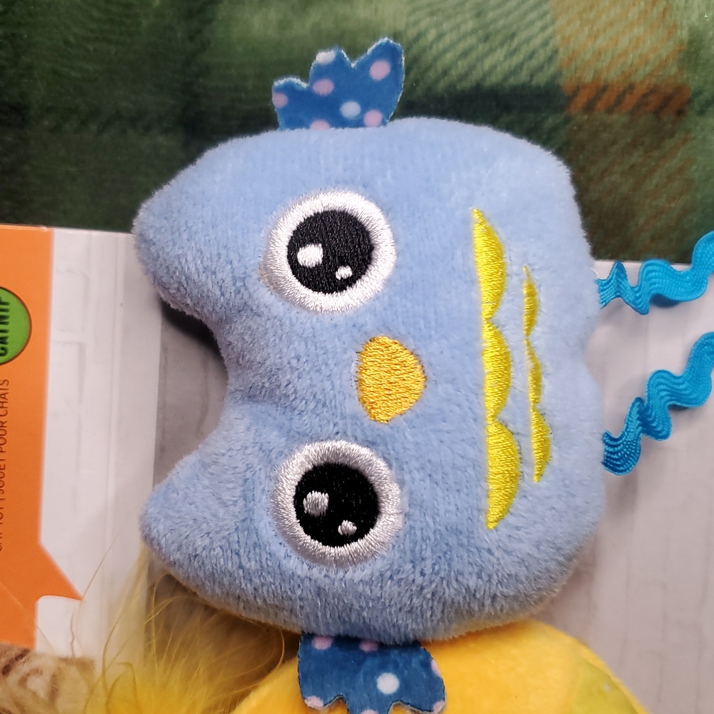 Yellow and Blue Cat Play Toys - Picture 3 of 7